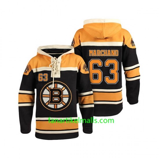 Boston Bruins Brad Marchand 63 Schwarz Hoodie Kapuzenpullover Boston Bruins Brad Marchand 63 Schwarz Hoodie Kapuzenpullover