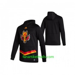 Calgary Flames 2020-21 Reverse Retro Schwarz Dicker Kapuzenpullover Calgary Flames 2020-21 Reverse Retro Schwarz Dicker Kapuzenpullover