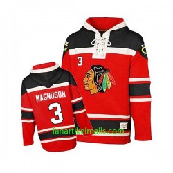 Chicago Blackhawks Keith Magnuson 3 Rot Hoodie Kapuzenpullover Chicago Blackhawks Keith Magnuson 3 Rot Hoodie Kapuzenpullover