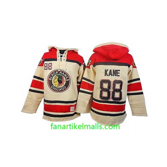 Chicago Blackhawks Patrick Kane 88 White Sawyer Hoodie Kapuzenpullover