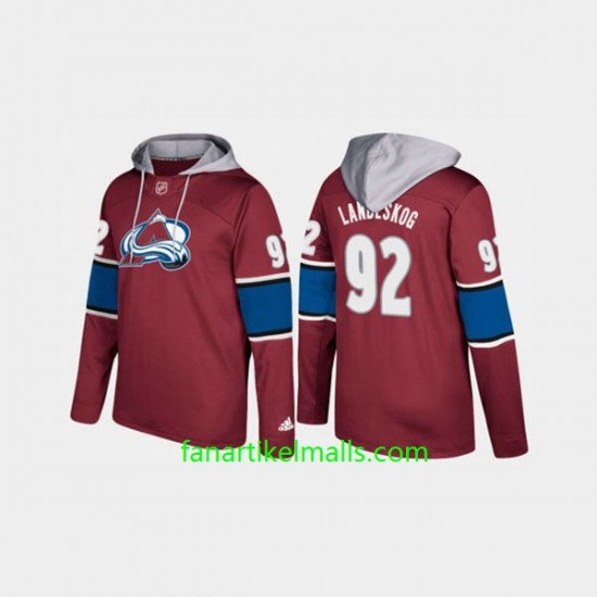 Colorado Avalanche Gabriel Landeskog 92 Rot Dicker Kapuzenpullover Colorado Avalanche Gabriel Landeskog 92 Rot Dicker Kapuzenpullover