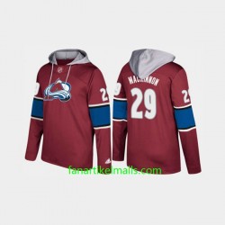 Colorado Avalanche Nathan Mackinnon 29 Rot Dicker Kapuzenpullover Colorado Avalanche Nathan Mackinnon 29 Rot Dicker Kapuzenpullover