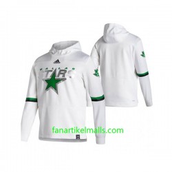 Dallas Stars 2020-21 Reverse Retro Weiß Dicker Kapuzenpullover Dallas Stars 2020-21 Reverse Retro Weiß Dicker Kapuzenpullover