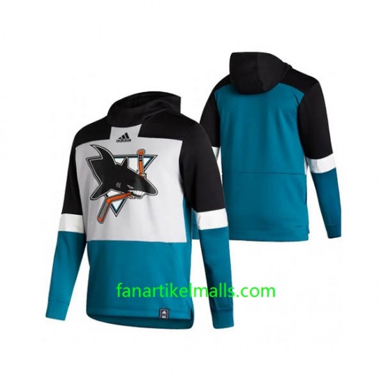 San Jose Sharks 2020-21 Reverse Retro Dicker Kapuzenpullover San Jose Sharks 2020-21 Reverse Retro Dicker Kapuzenpullover