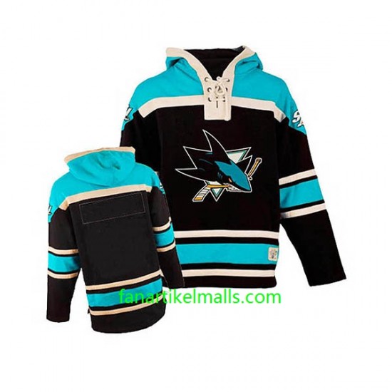 San Jose Sharks Schwarz Hoodie Kapuzenpullover San Jose Sharks Schwarz Hoodie Kapuzenpullover