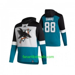 San Jose Sharks Brent Burns 88 2020-21 Reverse Retro Dicker Kapuzenpullover San Jose Sharks Brent Burns 88 2020-21 Reverse Retro Dicker Kapuzenpullover