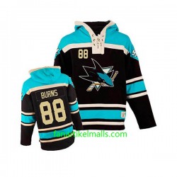 San Jose Sharks Brent Burns 88 Schwarz Hoodie Kapuzenpullover San Jose Sharks Brent Burns 88 Schwarz Hoodie Kapuzenpullover