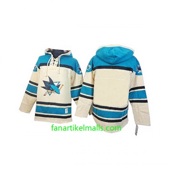 San Jose Sharks Cream Hoodie Kapuzenpullover San Jose Sharks Cream Hoodie Kapuzenpullover