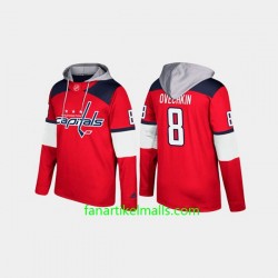 Washington Capitals Alex Ovechkin 8 Rot Dicker Kapuzenpullover Washington Capitals Alex Ovechkin 8 Rot Dicker Kapuzenpullover