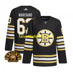 Boston Bruins Trikot Brad Marchand 63 Adidas 100th Anniversary Home Schwarz Authentic Boston Bruins Trikot Brad Marchand 63 Adidas 100th Anniversary Home Schwarz Authentic