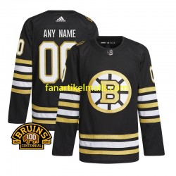 Boston Bruins Trikot Custom Adidas 100th Anniversary Home Schwarz Authentic Boston Bruins Trikot Custom Adidas 100th Anniversary Home Schwarz Authentic