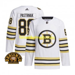 Boston Bruins Trikot David Pastrnak 88 Adidas 100th Anniversary Away Weiß Authentic Boston Bruins Trikot David Pastrnak 88 Adidas 100th Anniversary Away Weiß Authentic