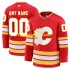 Calgary Flames Trikot Custom Fanatics 2024-2025 Home Rot Authentic