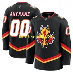 Calgary Flames Trikot Custom Fanatics 2024-2025 Third Schwarz Authentic Calgary Flames Trikot Custom Fanatics 2024-2025 Third Schwarz Authentic