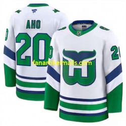 Carolina Hurricanes Trikot Sebastian Aho 20 Fanatics Throwback Weiß Authentic Carolina Hurricanes Trikot Sebastian Aho 20 Fanatics Throwback Weiß Authentic