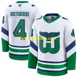 Carolina Hurricanes Trikot Shayne Gostisbehere 4 Fanatics Throwback Weiß Authentic Carolina Hurricanes Trikot Shayne Gostisbehere 4 Fanatics Throwback Weiß Authentic