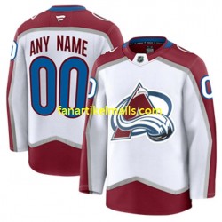 Colorado Avalanche Trikot Custom Fanatics 2024-2025 Away Weiß Authentic Colorado Avalanche Trikot Custom Fanatics 2024-2025 Away Weiß Authentic