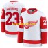 Detroit Red Wings Trikot Lucas Raymond 23 Fanatics 2024-2025 Away Weiß Authentic