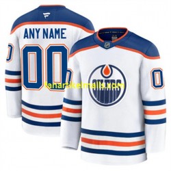 Edmonton Oilers Trikot Custom Fanatics 2024-2025 Away Weiß Authentic Edmonton Oilers Trikot Custom Fanatics 2024-2025 Away Weiß Authentic