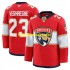 Florida Panthers Trikot Carter Verghaeghe 23 Fanatics 2024-2025 Home Rot Authentic
