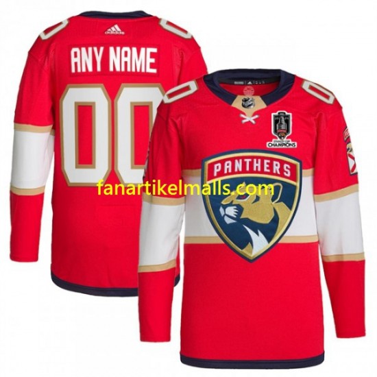 Florida Panthers Trikot Custom Adidas 2024 Stanley Cup Champions Authentic
