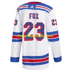 New York Rangers Trikot Adam Fox 23 Adidas Away Weiß Authentic New York Rangers Trikot Adam Fox 23 Adidas Away Weiß Authentic