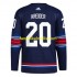 New York Rangers Trikot Chris Kreider 20 Adidas Third Authentic