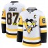 Pittsburgh Penguins Trikot Sidney Crosby 87 Fanatics 2024-2025 Away Weiß Authentic