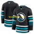 San Jose Sharks Trikot Blank Fanatics 2024-2025 Third Schwarz Authentic