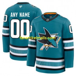 San Jose Sharks Trikot Custom Fanatics 2024-2025 Home Authentic