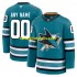 San Jose Sharks Trikot Custom Fanatics 2024-2025 Home Authentic