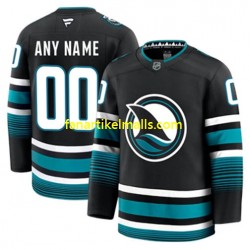 San Jose Sharks Trikot Custom Fanatics 2024-2025 Third Schwarz Authentic