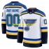St. Louis Blues Trikot Custom Fanatics 2024-2025 Away Weiß Authentic