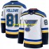 St. Louis Blues Trikot Dylan Holloway 81 Fanatics 2024-2025 Away Weiß Authentic