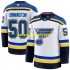 St. Louis Blues Trikot Jordan Binnington 50 Fanatics 2024-2025 Away Weiß Authentic