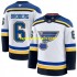 St. Louis Blues Trikot Philip Broberg 6 Fanatics 2024-2025 Away Weiß Authentic