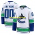 Vancouver Canucks Trikot Custom Fanatics 2024-2025 Away Weiß Authentic