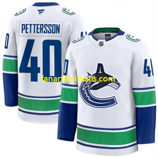Vancouver Canucks Trikot Elias Pettersson 40 Fanatics 2024-2025 Away Weiß Authentic Vancouver Canucks Trikot Elias Pettersson 40 Fanatics 2024-2025 Away Weiß Authentic
