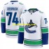 Vancouver Canucks Trikot Jake DeBrusk 74 Fanatics 2024-2025 Away Weiß Authentic