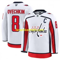 Washington Capitals Trikot Alexander Ovechkin 8 Fanatics 2024-2025 Away Weiß Authentic Washington Capitals Trikot Alexander Ovechkin 8 Fanatics 2024-2025 Away Weiß Authentic