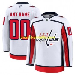 Washington Capitals Trikot Custom Fanatics 2024-2025 Away Weiß Authentic Washington Capitals Trikot Custom Fanatics 2024-2025 Away Weiß Authentic