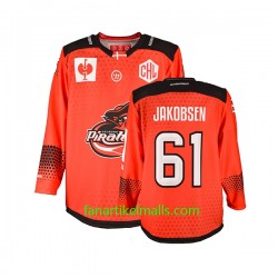 Aalborg Pirates Trikot Julian Jakobsen 61 CHL Rot Authentic Aalborg Pirates Trikot Julian Jakobsen 61 CHL Rot Authentic