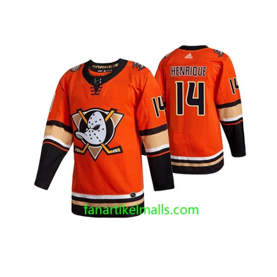 Anaheim Ducks Trikot Adam Henrique 14 Adidas 2019-20 Orange Authentic