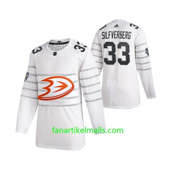 Anaheim Ducks Trikot Jakob Silfverberg 33 Adidas 2020 All-Star Weiß Authentic