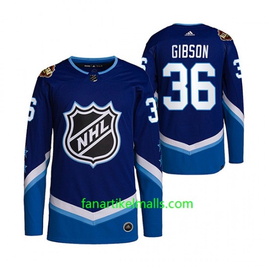 Anaheim Ducks Trikot John Gibson 36 2022 All-Star Blau Authentic