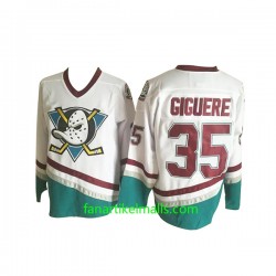 Anaheim Ducks Trikot Mighty Ducks Jean-Sebastien Giguere 35 CCM Throwback Weiß Authentic Anaheim Ducks Trikot Mighty Ducks Jean-Sebastien Giguere 35 CCM Throwback Weiß Authentic