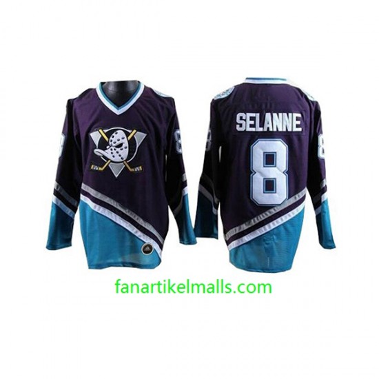 Anaheim Ducks Trikot Mighty Ducks Teemu Selanne 8 CCM Throwback Authentic