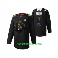 Arizona Coyotes Trikot Clayton Keller 9 Adidas Pride Night Schwarz Authentic Arizona Coyotes Trikot Clayton Keller 9 Adidas Pride Night Schwarz Authentic