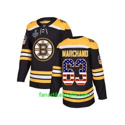 Boston Bruins Trikot Brad Marchand 63 Adidas USA Flag Authentic Boston Bruins Trikot Brad Marchand 63 Adidas USA Flag Authentic