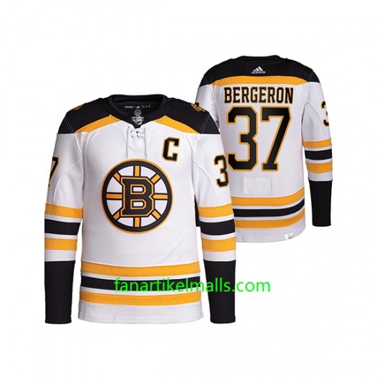 Boston Bruins Trikot Patrice Bergeron 37 Adidas Weiß Authentic Boston Bruins Trikot Patrice Bergeron 37 Adidas Weiß Authentic